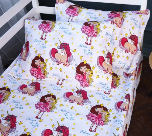 Простирадло Ranforce Elite 17-0704 Принцеса та Єдиноріг