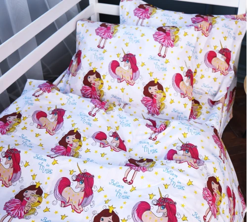 Простирадло Ranforce Elite 17-0704 Принцеса та Єдиноріг - 2