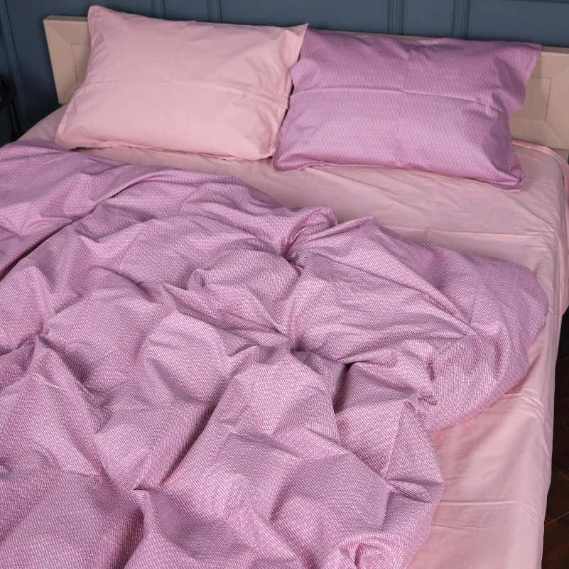 Комплект постельного белья Сатин 22-1376 Purple Dots