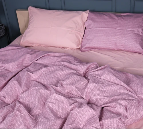 Комплект постельного белья Сатин 22-1376 Purple Dots - 2