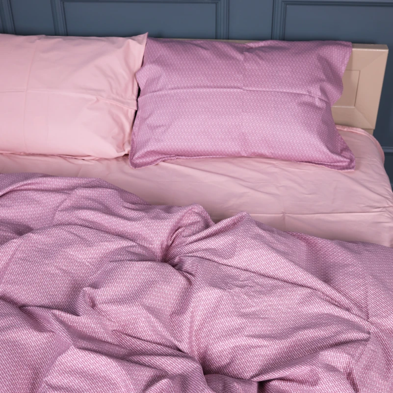 Комплект постельного белья Сатин 22-1376 Purple Dots - 3