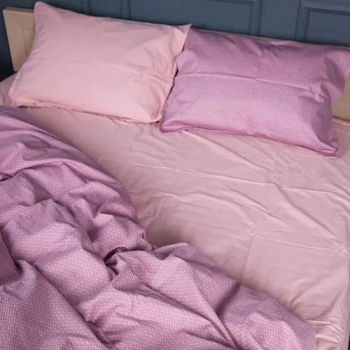 Простирадло Сатин 22-1376 Purple Dots