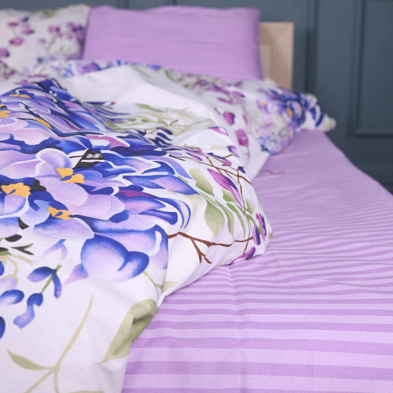 Комплект постільної білизни Бязь 17-0723 Purple Flowers - 2