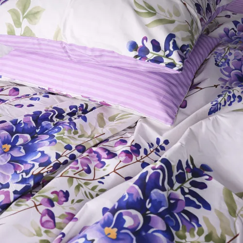 Наволочка Бязь 17-0723 Purple Flowers