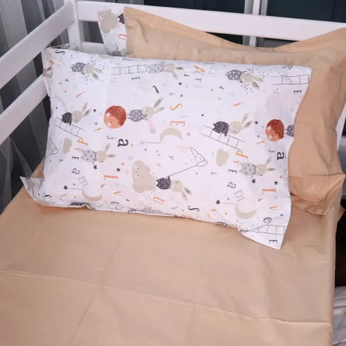 Простирадло Poplin Line Kids Time 06 "Rabbit Alphabet"