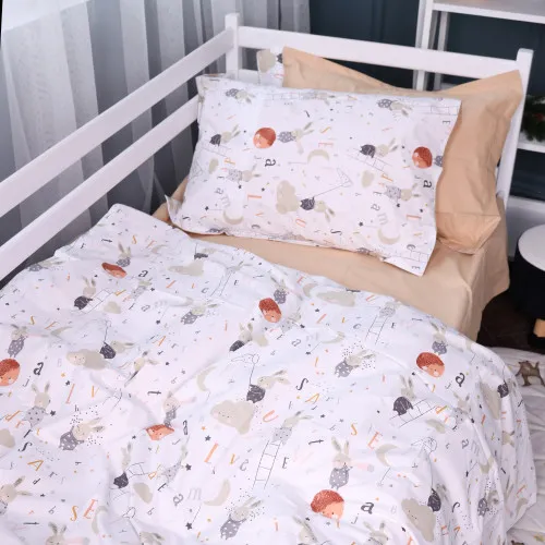 Підковдра Poplin Line Kids Time 06 "Rabbit Alphabet" - 2