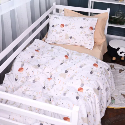 Комплект постельного белья Poplin Line Kids Time 06 "Rabbit Alphabet"