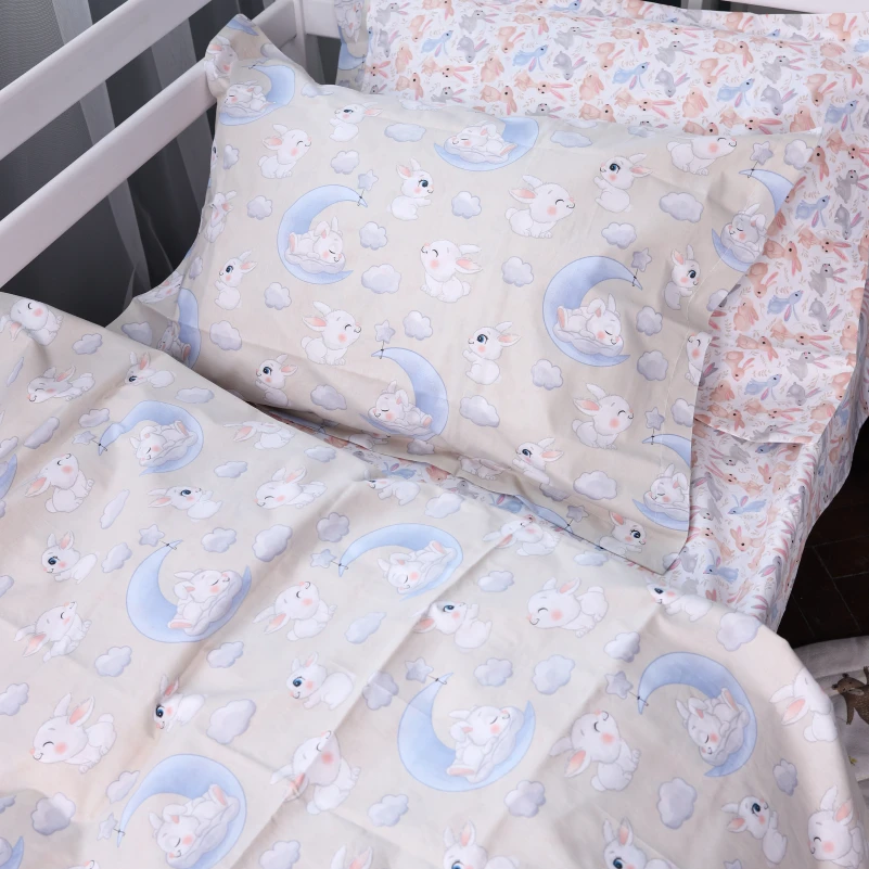 Комплект постільної білизни Poplin Line Kids Time 07 "Rabbits" - 6