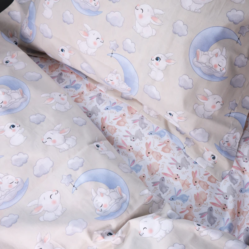 Комплект постільної білизни Poplin Line Kids Time 07 "Rabbits" - 5