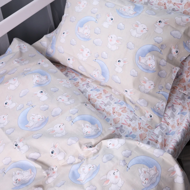 Комплект постільної білизни Poplin Line Kids Time 07 "Rabbits" - 4