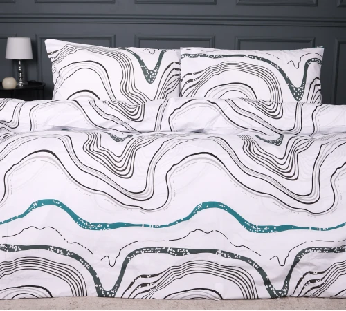 Комплект постільної білизни Ranforce Elite 17-0696 River Streams