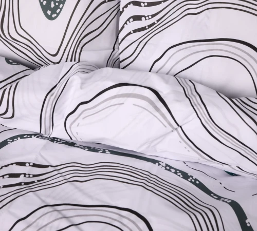 Комплект постільної білизни Ranforce Elite 17-0696 River Streams - 2