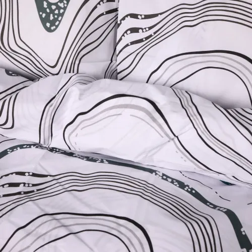 Комплект постельного белья Ranforce Elite 17-0696 River Streams - 2