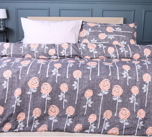 Простирадло Ranforce Elite 17-0706 Silver Petals - 2