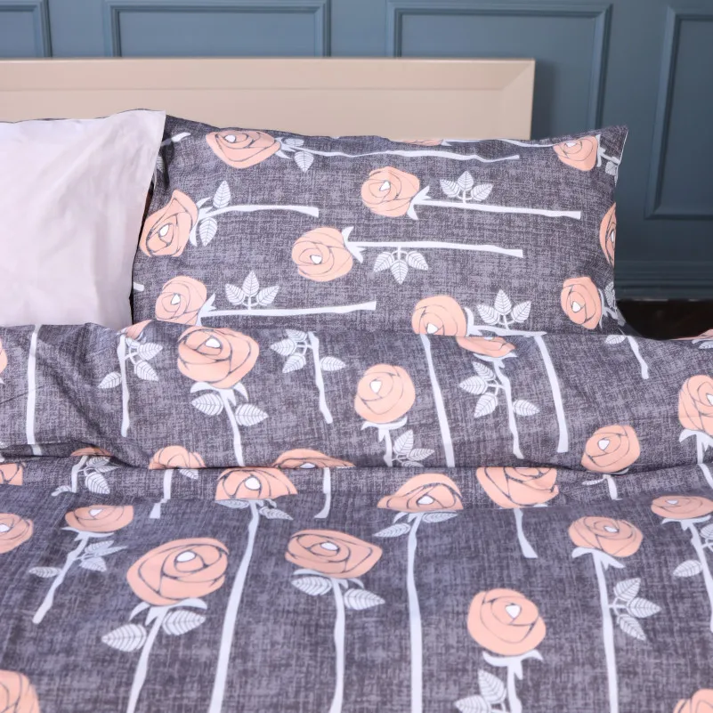 Комплект постельного белья Ranforce Elite 17-0706 Silver Petals - 1