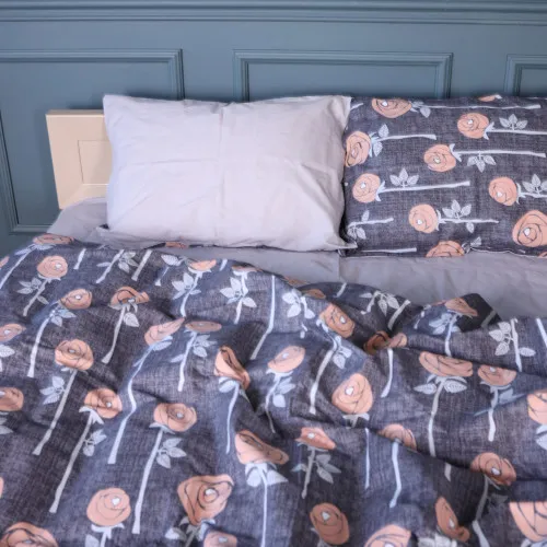 Комплект постільної білизни Бязь 17-0706 Silver Petals - 2