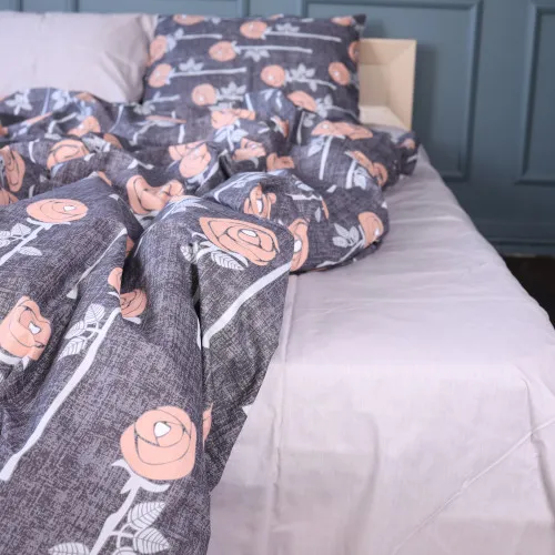 Простирадло Бязь 17-0706 Silver Petals