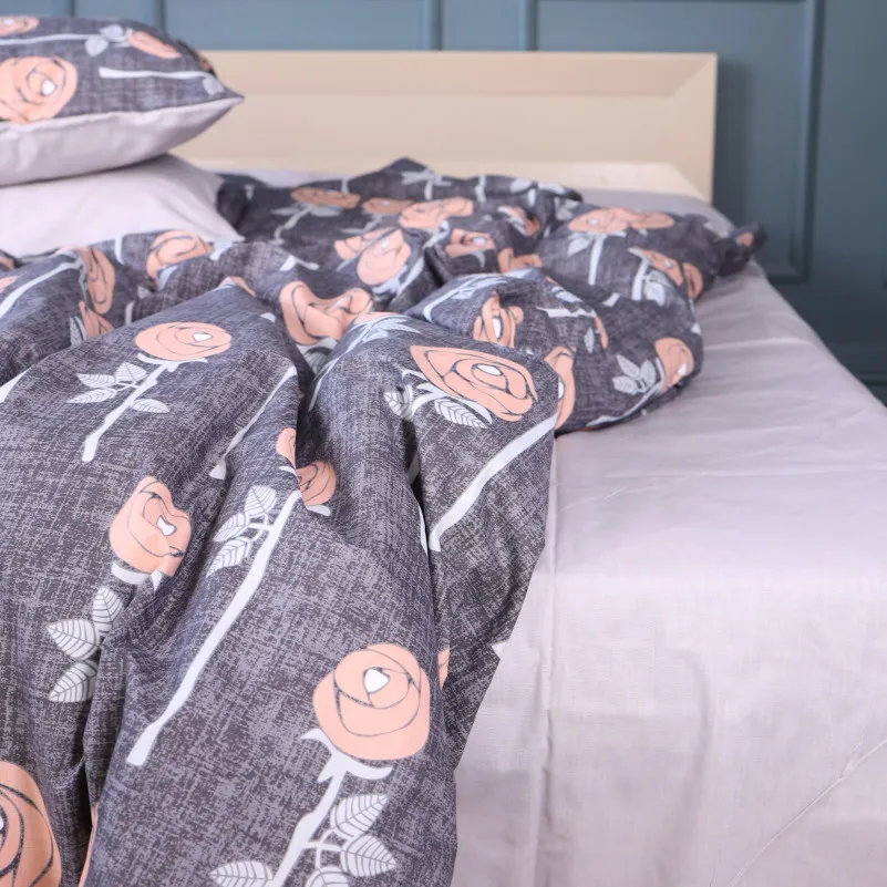 Комплект постельного белья Ranforce Elite 17-0706 Silver Petals - 4