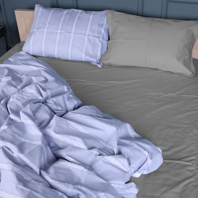 Наволочка Сатин 22-1378 Silver Vine - 4