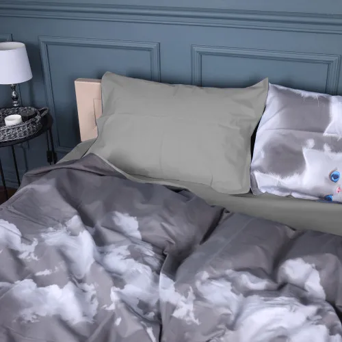 Підковдра Сатин Kids Time 22-1402 Silvery Cats - 2