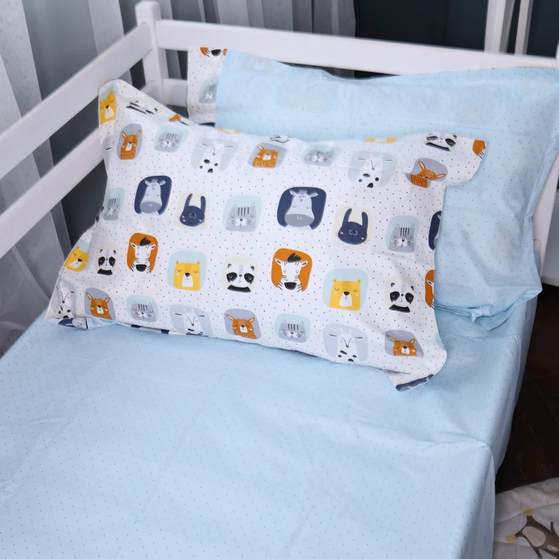 Комплект постільної білизни Poplin Line Kids Time 09 "Sleeping Animals" - 5