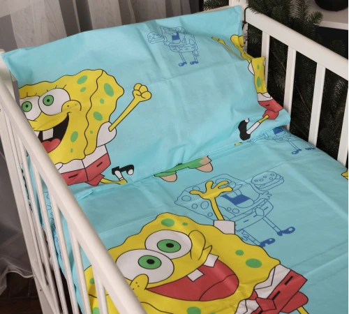 Простынь Бязь Kids Time Kids Time 17-0689 Спанч Боб