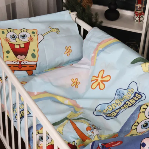 Наволочка Бязь Kids Time 17-0684-1 Spanch Bob