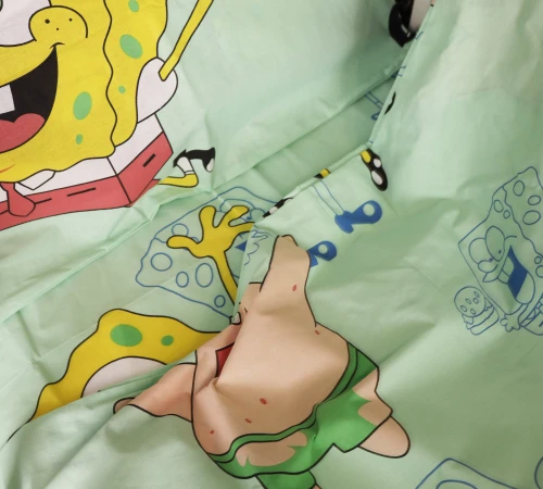 Підковдра Бязь 17-0688 Спанч Боб і Патрік - 2