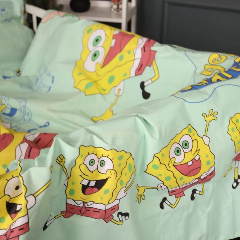 Комплект постільної білизни Бязь Kids Time 17-0688 Спанч Боб і Патрік - 4