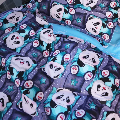 Підковдра Бязь Kids Time 17-0722 Tiny Panda - 4