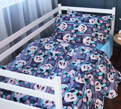 Підковдра Бязь 17-0722 Tiny Panda - 2