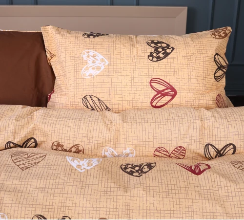 Простирадло Ranforce Elite 17-0705 Toffee Hearts - 2