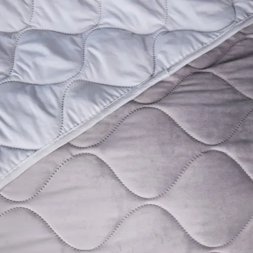 Покривало №5051 Velor charm Light gray - 2