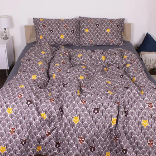 Комплект постільної білизни MirSon Ranforce Elite 17-0526 Fabulous forest grey