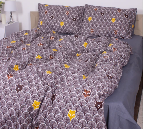 Підковдра MirSon Ranforce Elite 17-0526 Fabulous forest grey