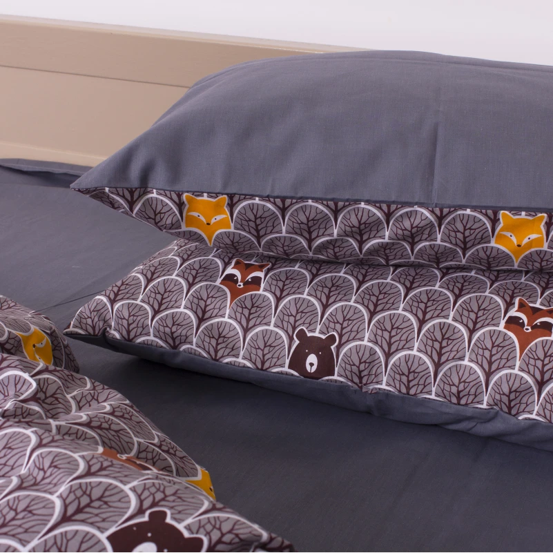 Комплект постельного белья Бязь 17-0526 Fabulous forest grey - 5