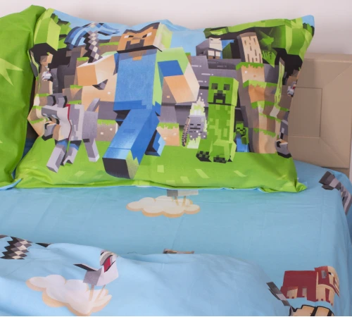Наволочка Бязь 17-0597 Minecraft - 2