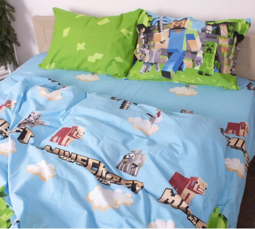 Простирадло MirSon Ranforce Elite 17-0597 Minecraft - 2