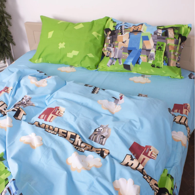 Наволочка Бязь 17-0597 Minecraft - 3