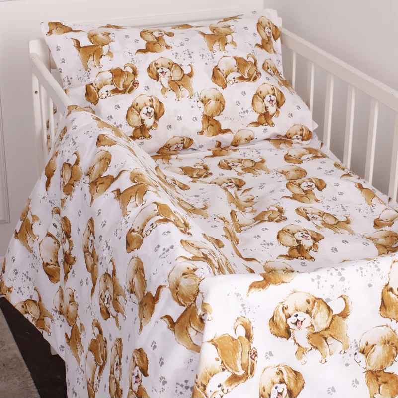 Комплект постельного белья Бязь Kids Time 20-0020 Red dogs - 3