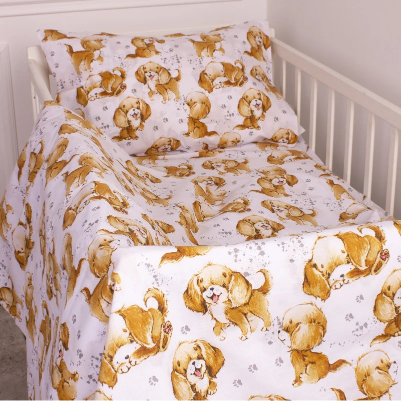 Комплект постельного белья Бязь Kids Time 20-0020 Red dogs