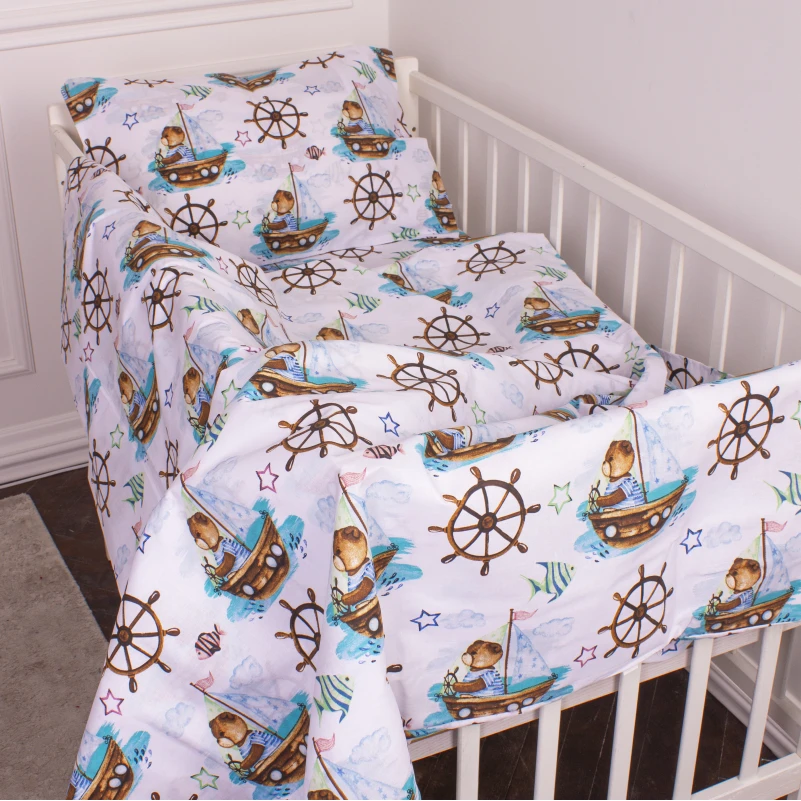 Комплект постельного белья Бязь Kids Time 20-0023 Sailor