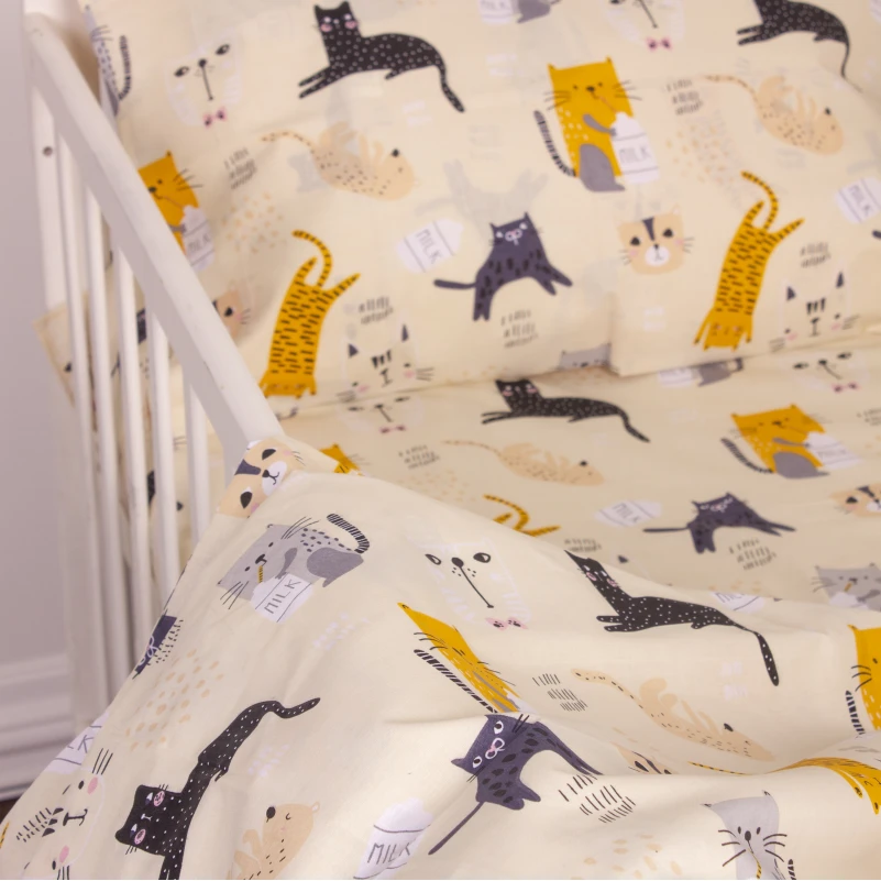 Простынь Бязь Kids Time 20-0021 Cats - 4