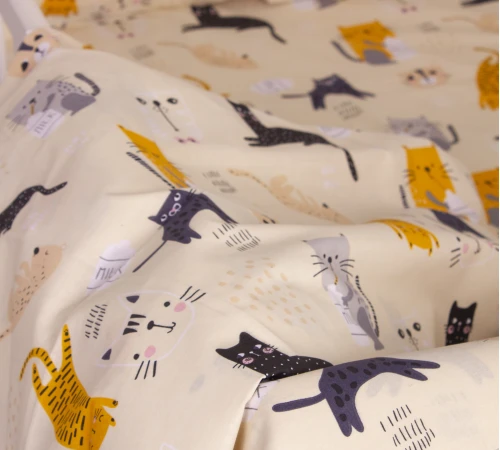 Пододеяльник Бязь Kids Time 20-0021 Cats - 2