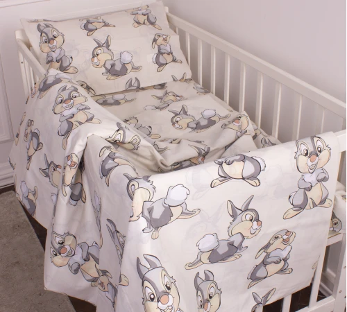 Простынь Бязь Kids Time 20-0022 Rabbit Gray