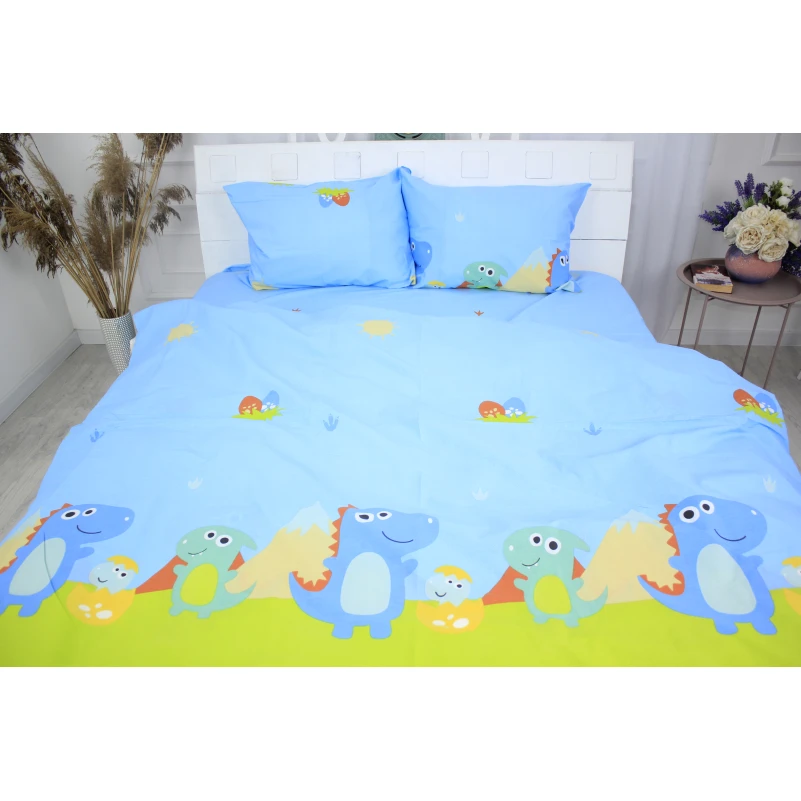 Наволочка Бязь 17-0425 Little dinosaur - 2