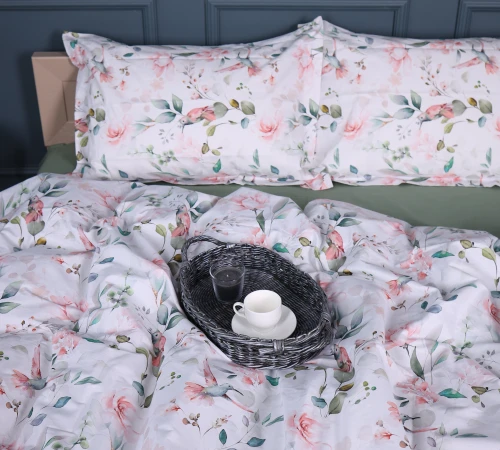 Пододеяльник Поплин 00-9 "Birds and Flowers" - 2