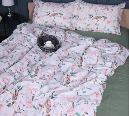 Пододеяльник Поплин 00-9 "Birds and Flowers"