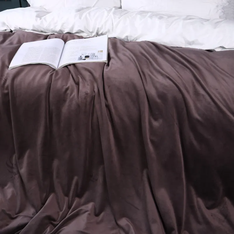 Комплект постельного белья Велюр Winter Delicate 28-0068 Camelia - 5