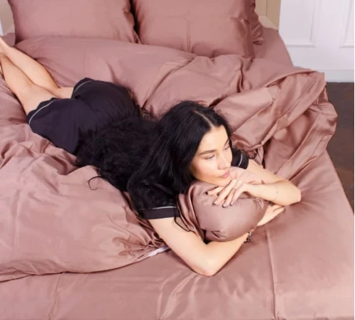 Простынь на резинке (САТИН) 0165 Estella - высота 25 см (детские 10 см) - 2